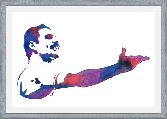Cuadro Freddie Acuarela 2