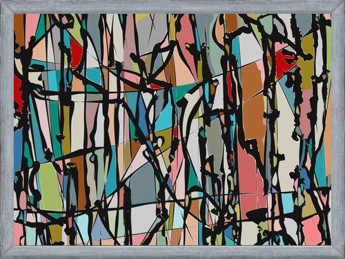 Cuadro Pollock Wink 3