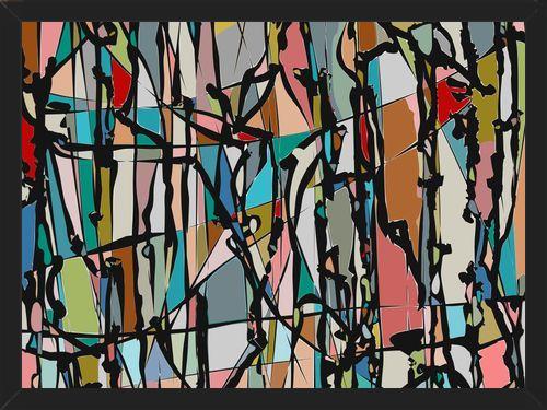 Cuadro Pollock Wink 3
