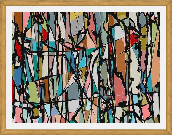 Cuadro Pollock Wink 3
