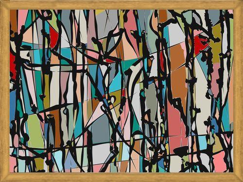 Cuadro Pollock Wink 3