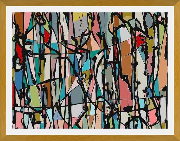 Cuadro Pollock Wink 3