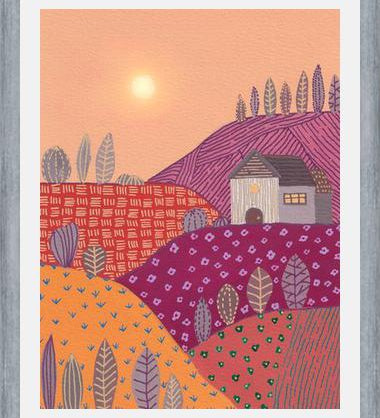 Cuadro Warm landscape II