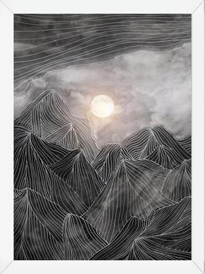 Cuadro Lines in the mountains VIII