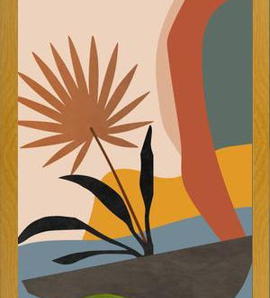 Cuadro Minimal Tropical Scenery 2