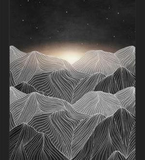 Cuadro Lines in the mountains XIX