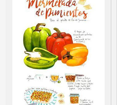 Cuadro Mermelada de Pimientos