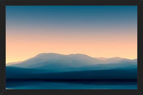 Cuadro Sunset in the Mountains 10