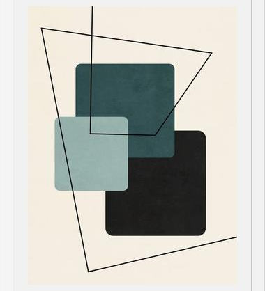 Cuadro Minimalist Geometric F01