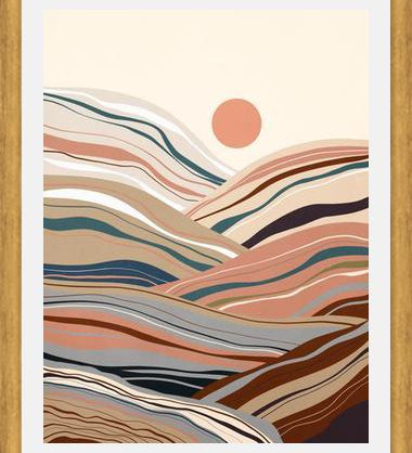 Cuadro Mineral inspired landscapes 1