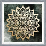 Enmarcado EMERALD BOHO NIGHTS MANDALA
