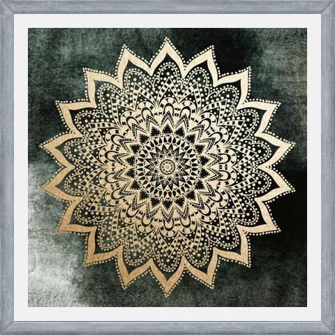 Enmarcado EMERALD BOHO NIGHTS MANDALA