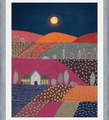 Cuadro Midnight landscape II