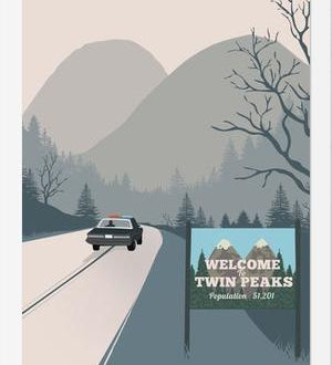 Cuadro Welcome to Twin Peaks