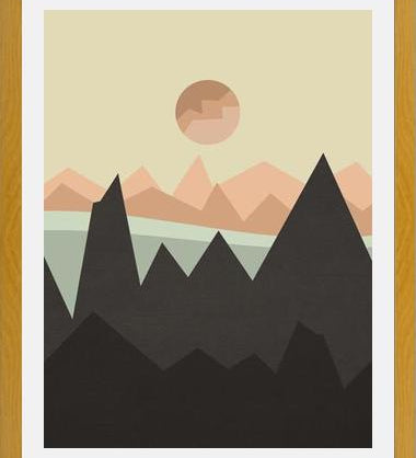 Cuadro Geometric landscape 03