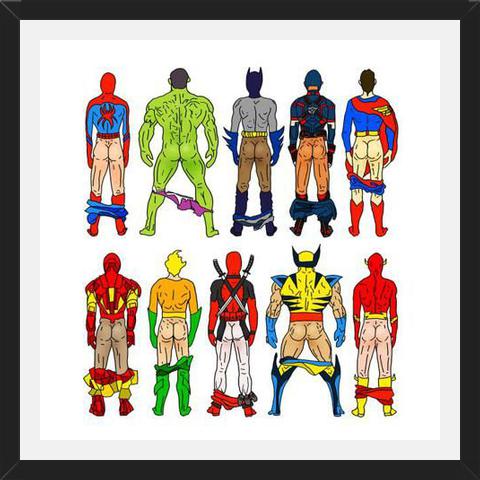 Superhero Butts
