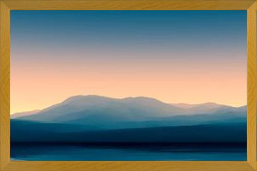 Cuadro Sunset in the Mountains 10
