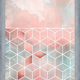 Cuadro Rose Clouds And Cubes