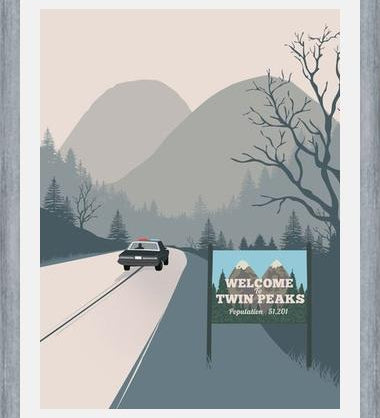 Cuadro Welcome to Twin Peaks