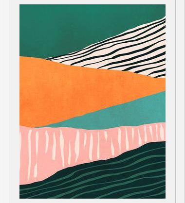 Cuadro Modern irregular Stripes 02