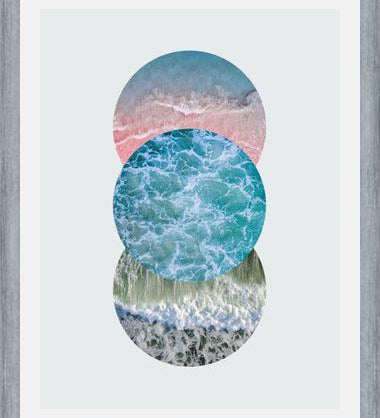 Cuadro Ocean Circles