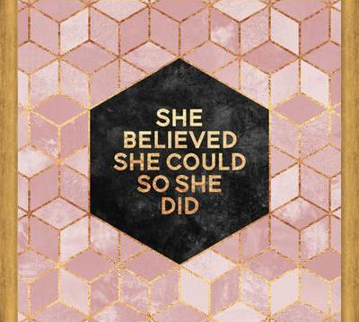 Cuadro She Believed She Could