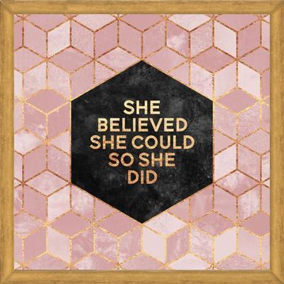 Cuadro She Believed She Could