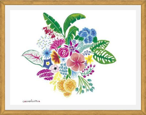 Cuadro Flores Tropicales