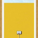 Cuadro Basquet amarillo