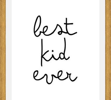 Cuadro Best Kid Ever