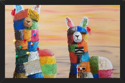 Cuadro Alpacas