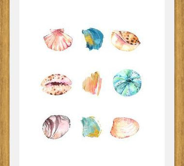 Cuadro Sea And Brush Strokes