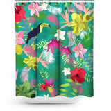 Cortina de Baño Exotic Flowers Tropical