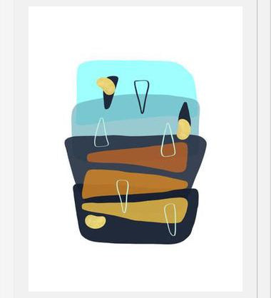 Cuadro Modern minimal forms 19