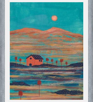 Cuadro Landscape Turquoise vibes