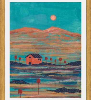 Cuadro Landscape Turquoise vibes
