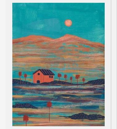 Cuadro Landscape Turquoise vibes