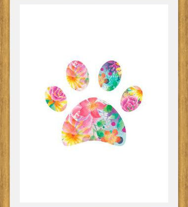 Cuadro Floral Paw