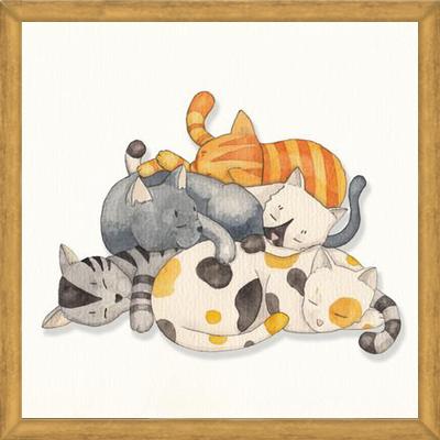 Cuadro Siesta Gatuna