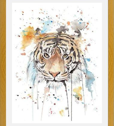 Cuadro Retrato de un Tigre