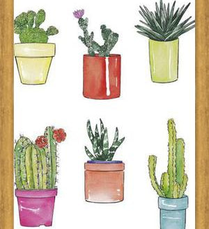 Cuadro CACTUS & PASTEL