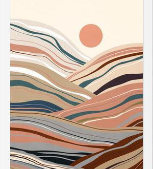 Cuadro Mineral inspired landscapes 1