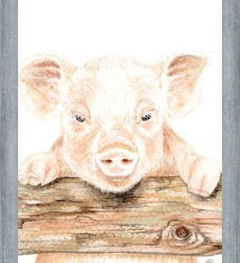 Cuadro cerdito