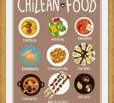 Cuadro Chilean Food