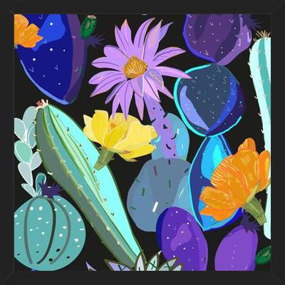 Cuadro Abstract Cactus and Succulents Pattern