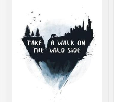 Cuadro Walk on the Wild Side