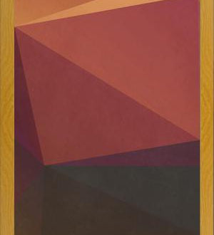 Cuadro Interconnected Triangles VI