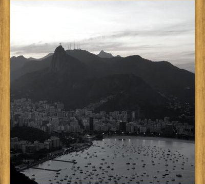 Cuadro Corcovado Sunset BW