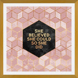 Cuadro She Believed She Could