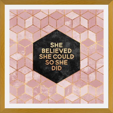 Cuadro She Believed She Could
